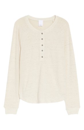 Project Social T Lounge Henley Top ivory
