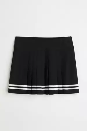 Tennis Skirt - Black - Ladies | H&M US