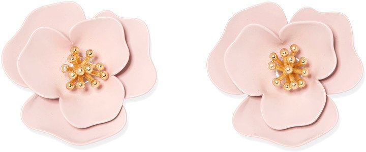 Flower Clip Stud Earrings