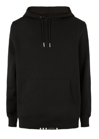 new look black hoodie
