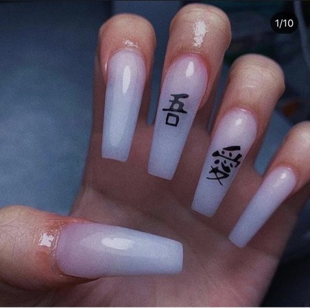 Soft White China Nails
