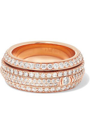Piaget | Possession Ring aus 18 Karat Roségold mit Diamanten | NET-A-PORTER.COM