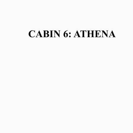 cabin 6 Athena
