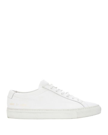 Achilles White Leather Sneakers