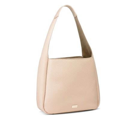 SOFTY Soft Hobo Bag in Nude Leather | Russell & Bromley