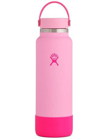 HYDRO FLASK Prism Pop Pink 40oz Wide Mouth Water Bottle - NEPNK - NEONW40BTS628 | Tillys