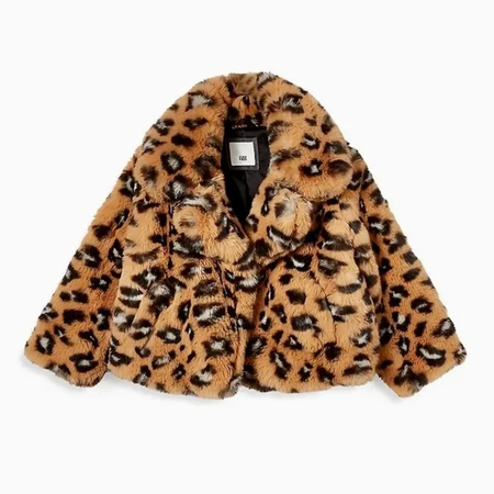 cotton on kids cheetah coat