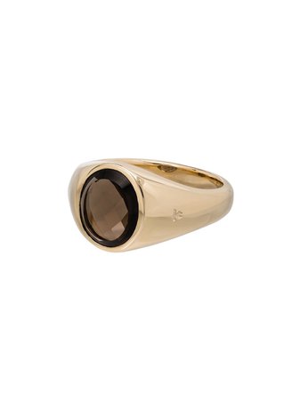 Tom Wood 9Kt Gold Smoky Quartz Ring Ss20 | Farfetch.com