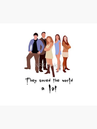 "The Scooby Gang - Buffy The Vampire Slayer" Throw Blanket by NRSDesigns | Redbubble