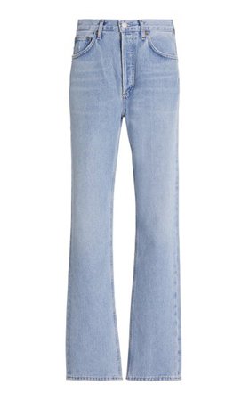 Lana Rigid Mid-Rise Straight Leg Jeans By Agolde | Moda Operandi