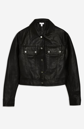 Topshop Harrington Faux Leather Jacket | Nordstrom