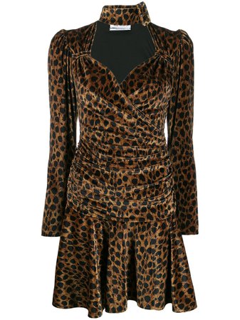 Attico Leopard Print Mini Dress - Farfetch