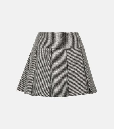 Wool Miniskirt in Black - Patou | Mytheresa