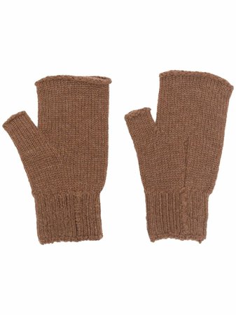Maison Margiela one-finger Wool Gloves - Farfetch