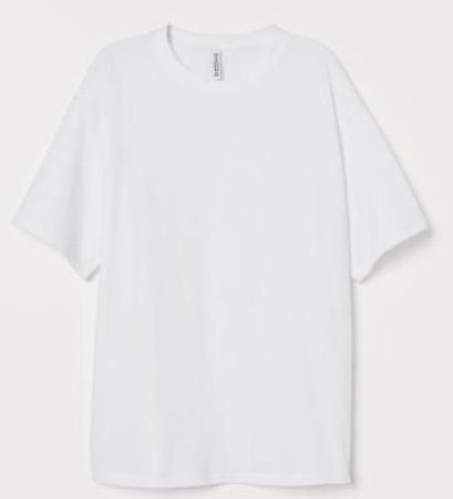 oversized white tshirt