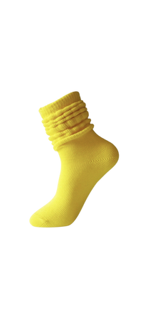 Yellow Slouche Socks
