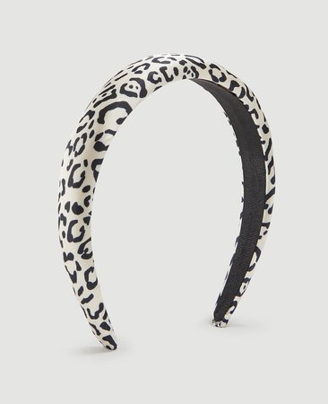 Cheetah Print Padded Headband | Ann Taylor
