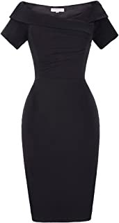 Amazon.com: black wiggle dress