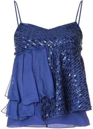 sequined camisole top