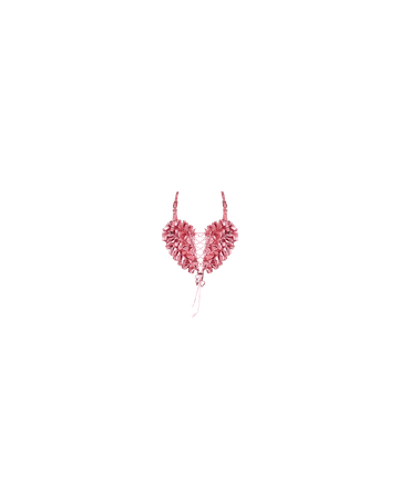 ManMadeSkins | pink valentine - heart ruffled lace top (dei5 edit)