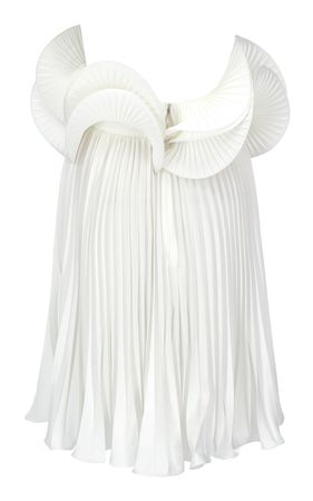 Lilou Ruffled Mini Dress By The New Arrivals Ilkyaz Ozel | Moda Operandi