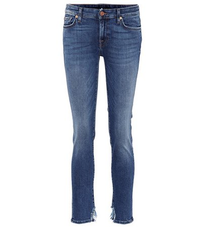 Pyper Crop mid-rise skinny jeans