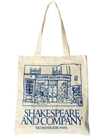 Shakespeare bookshop tote