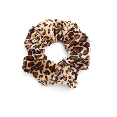 cheetah scrunchie