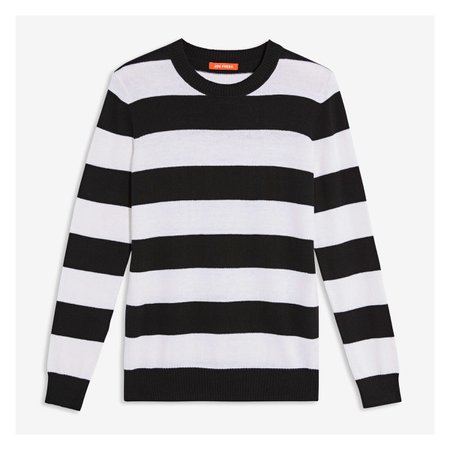 Stripe Cotton Cashmere Sweater