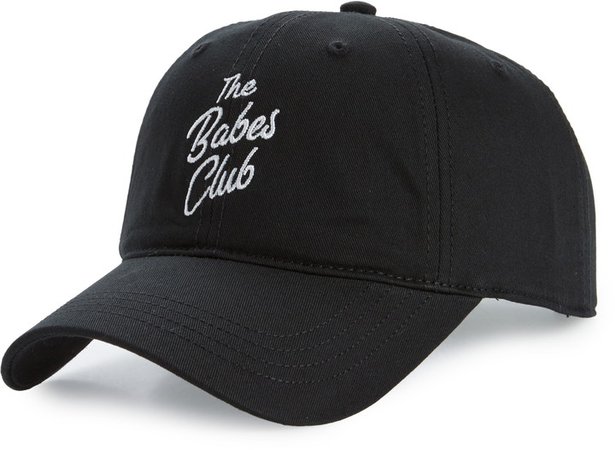 Brunette The Label The Babes Club Baseball Cap