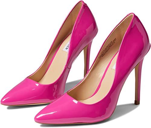 Amazon.com | Steve Madden Klory Black Patent Stiletto Heel Pointed Toe Slip On Fashion Pumps | Pumps