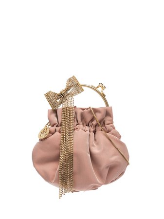 Rosantica Barbie Crystal Bow Mini Bag