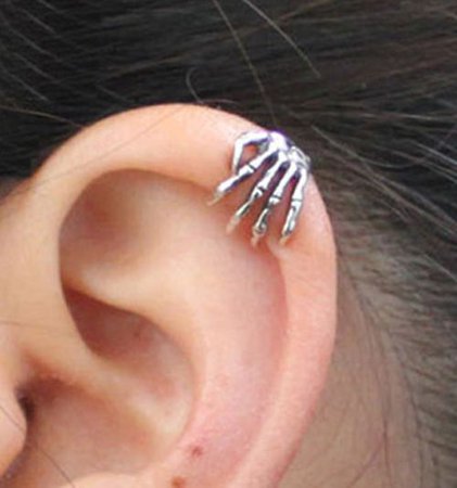 Skeleton Hand Cartilage Earring
