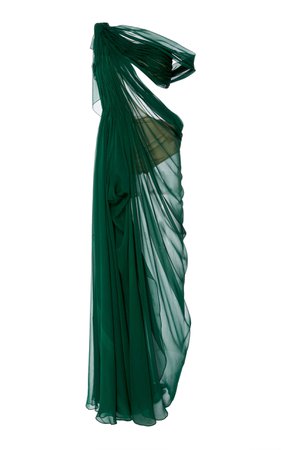 large_oscar-de-la-renta-green-one-shoulder-drape-silk-gown.jpg (1598×2560)