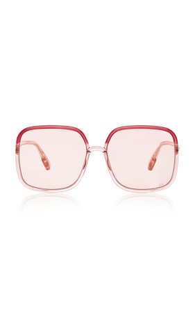 So Stellaire Square-Frame Acetate Sunglasses by Dior | Moda Operandi