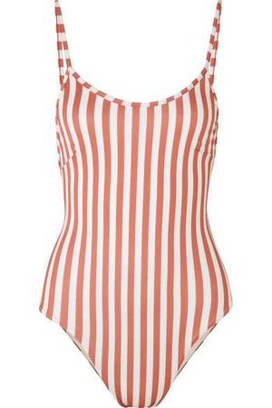 Haight | Striped swimsuit | NET-A-PORTER.COM