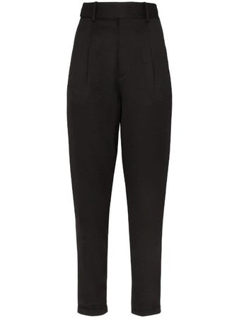 SAINT LAURENT high-waisted tailored trousers