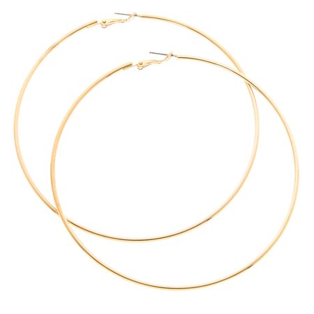 100MM Extra Large Gold Hoop Earrings | Claire's US