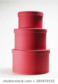 Hat Boxes Red