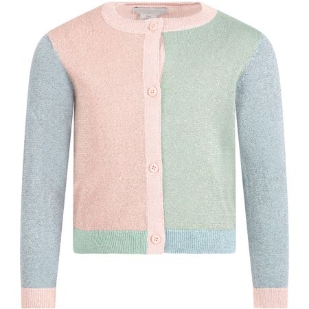 Stella McCartney Kids Multicolor Cardigan For Babygirl With Butterfly