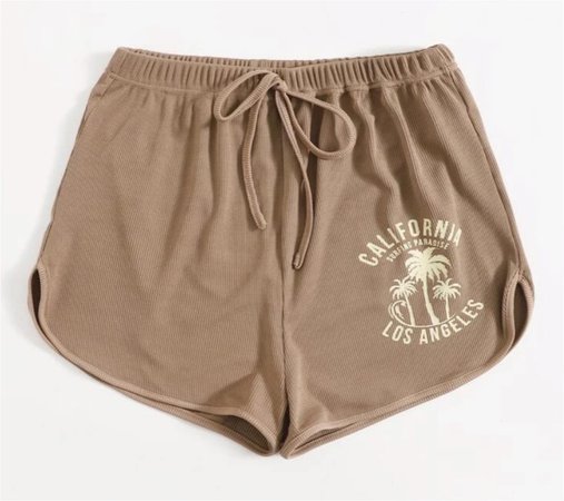 brown beach shorts