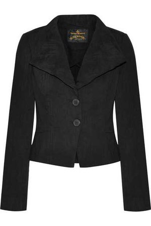 Vivienne Westwood Anglomania | Porta stretch-denim jacquard blazer | NET-A-PORTER.COM