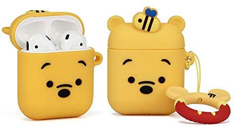 Amazon.com: ZAHIUS Airpods Silicone Case Cool Cover Compatible for Apple Airpods 1&2 [Cartoon Series][Designed for Kids Girl and Boys](Winnie Bear): Home Audio & Theater