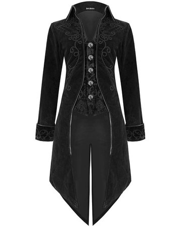 Devil fashion mens charlemagne jacket - black