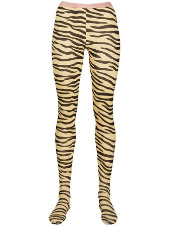 Gucci Tiger Stripe Tights