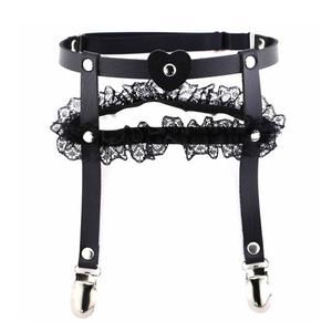 Leather and Lace Garter