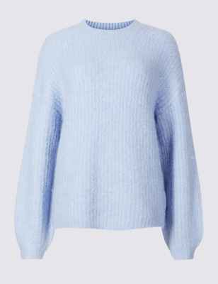 Cosy Round Neck Jumper | M&S Collection | M&S
