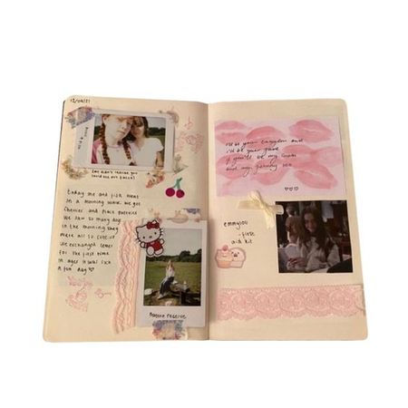 Girly scrapbook journal