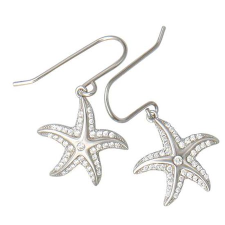 Starfish Earrings (silver)