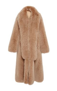 Jonathan Simkhai Fox Fur Maxi Coat